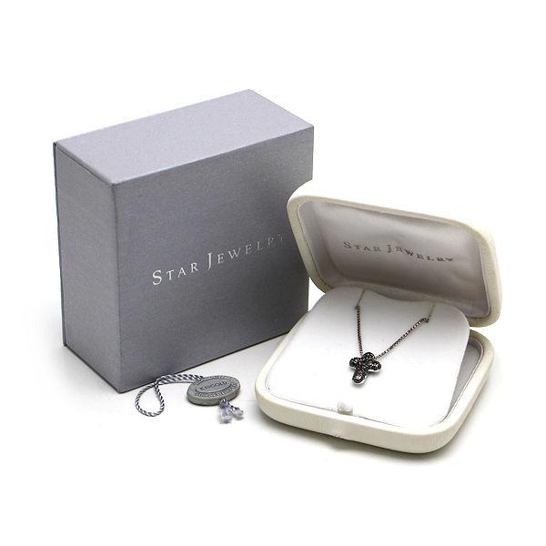 STAR JEWELRY（スタージュエリー） 十字架モチーフネックレス 約40cm