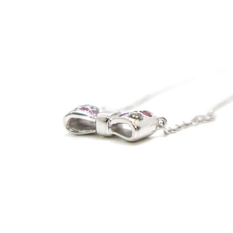 STAR JEWELRY（スタージュエリー） カラフルリボンネックレス 約40cm