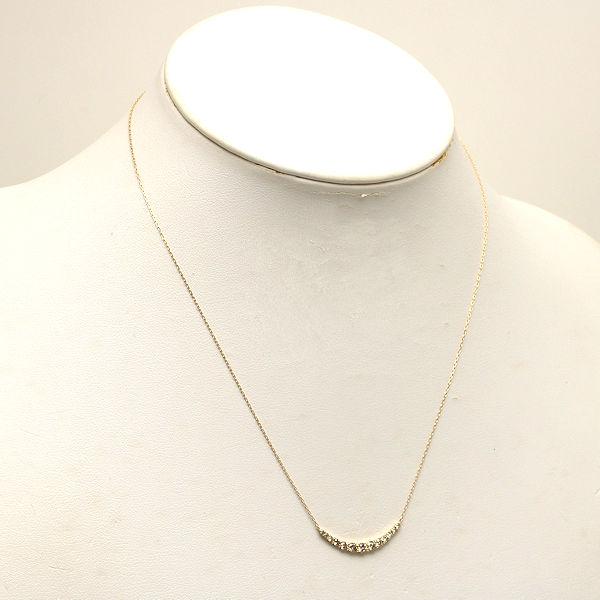 K18 18金 ダイヤモンド 一粒 ネックレス 2.3g ダイヤ 0.53ct