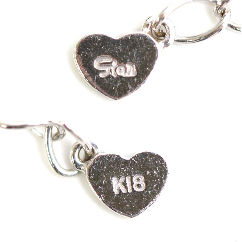 スタージュエリー　star jewelry ミステリアスハートネックレス MYSTERIOUS HEART RUBY NECKLACE (M)(2ZN2066)K18 ネックレス｜スター