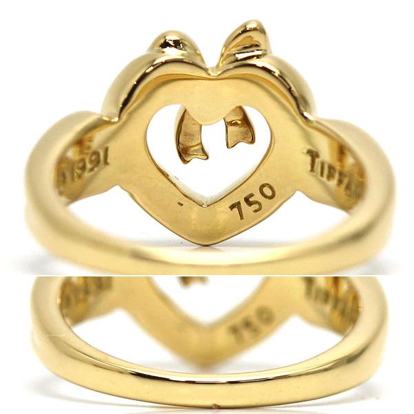 TIFFANY&Co. Tiffany&Co. ティファニー ハートリボンリング 6.5 TIFFANY&Co. Tiffany&Co. ティファニー ハートリボンリング 6.5