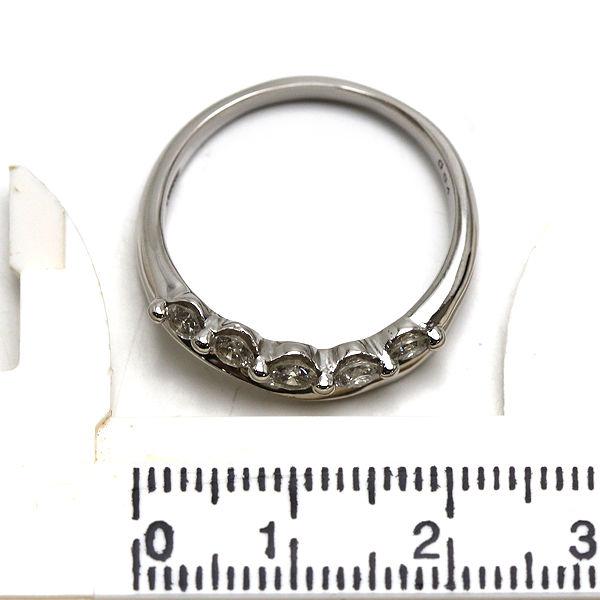 Pt900 ダイヤモンドリング 17.5号 約6.3g 0.54ct プラチナ 指輪 20586