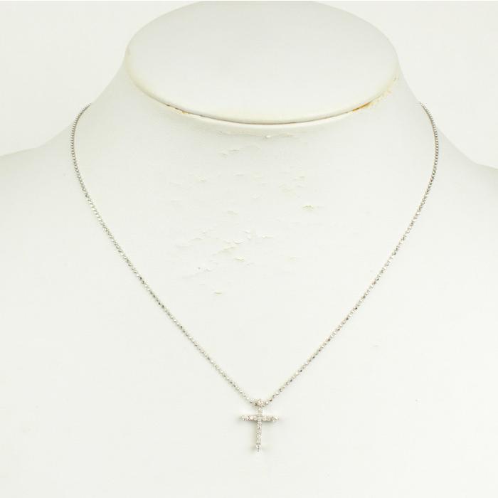 Ponte Vecchio（ポンテヴェキオ） 十字架 ダイヤモンド 0.13ct クロス