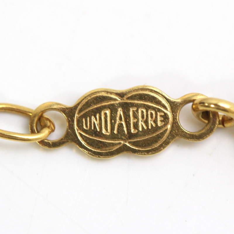 UNOAERRE（ウノアエレ） ダイヤモンド 0.5ct ネックレス K18 18金 