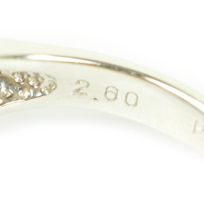 モルガナイト 2.60ct ダイヤモンド 0.28ct リング 12号 Pt900 プラチナ  