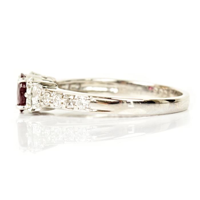 ルビー リング 0.65ct ダイヤモンド 0.45ct 指輪 Pt900 プラチナ 