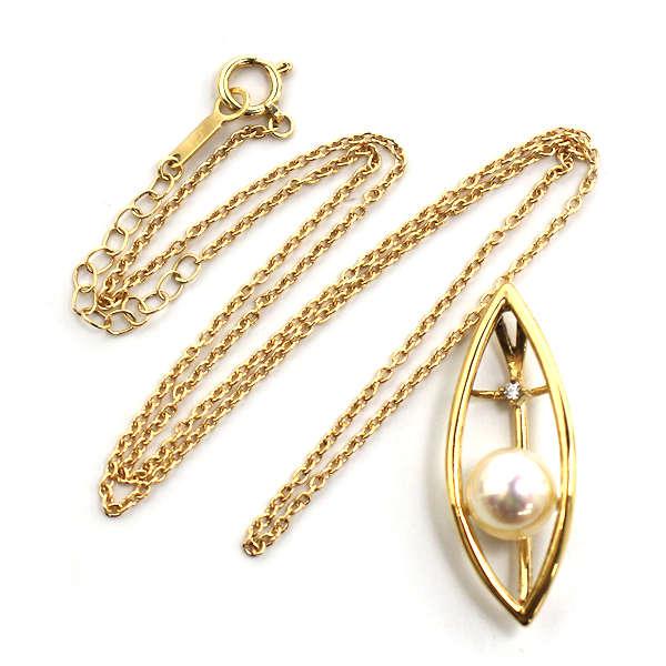 TASAKI（タサキ） パール付きネックレス 約42cm 真珠 約8mm