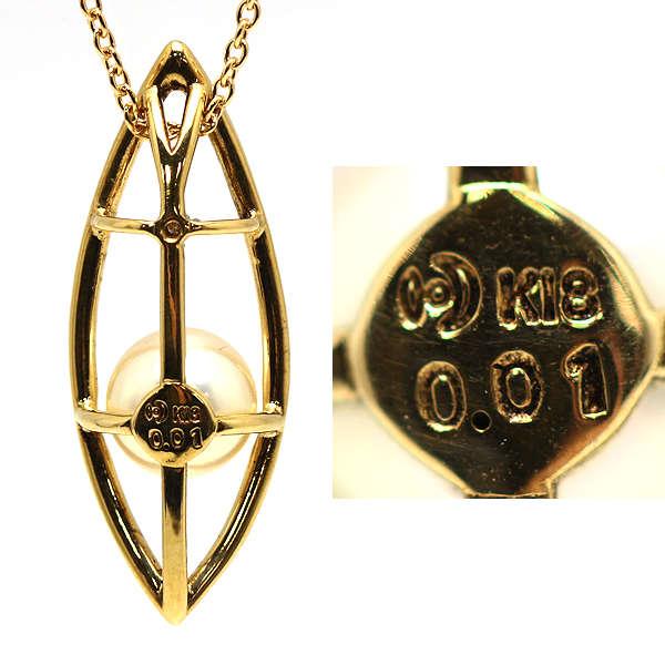 TASAKI（タサキ） パール付きネックレス 約42cm 真珠 約8mm