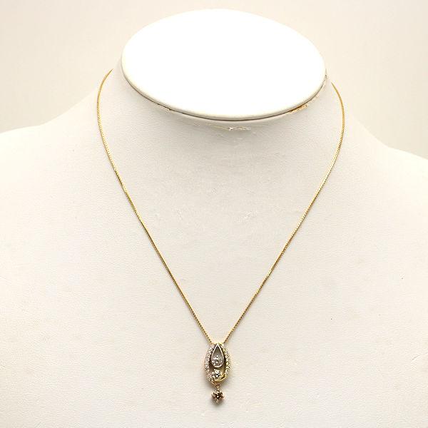 K18 ダイヤモンドネックレス 18金 0.28ct/0.12ct/0.30ct/0.11ct/0.24ct