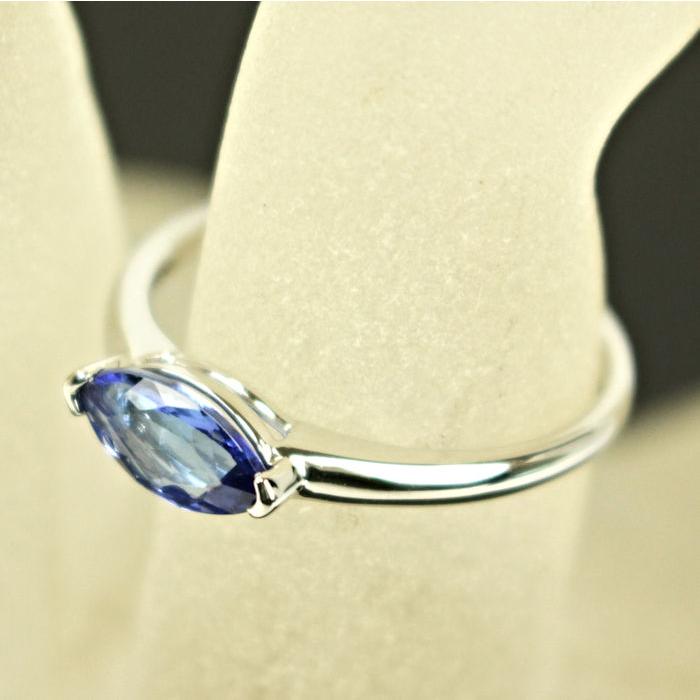 タンザナイト 1.00ct Pt950 プラチナ リング ブルー 指輪 ソーティング 