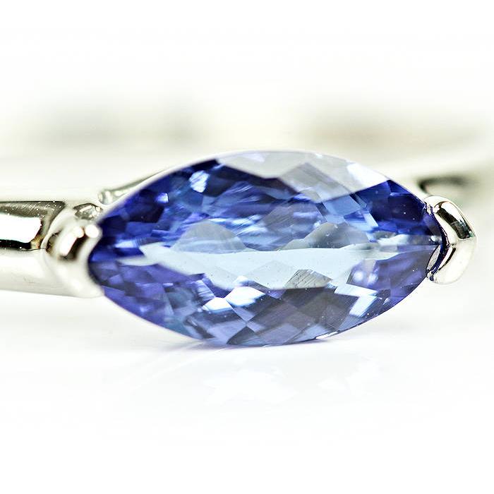 タンザナイト 1.00ct Pt950 プラチナ リング ブルー 指輪 ソーティング 