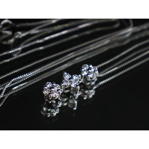 Pt850/Pt900 2WAYダイヤモンドネックレス 約45cm 0.50ct 約3.2g
