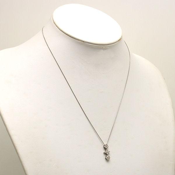 Pt850/Pt900 2WAYダイヤモンドネックレス 約45cm 0.50ct 約3.2g 