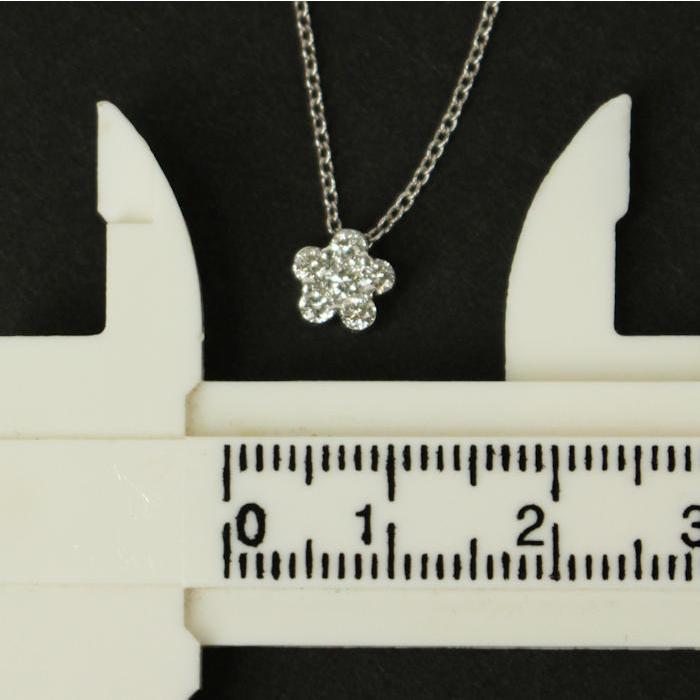 Ponte Vecchio ポンテヴェキオ ダイヤモンド 0.25ct 花 K18WG 18金 