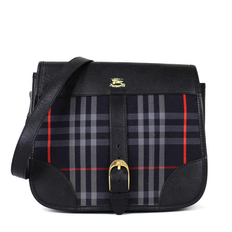 BURBERRY バーバリー ショルダーバック レザー ノバチェック BURBERRY（バーバリー） ショルダーバッグ レザー ノバチェック 調節可