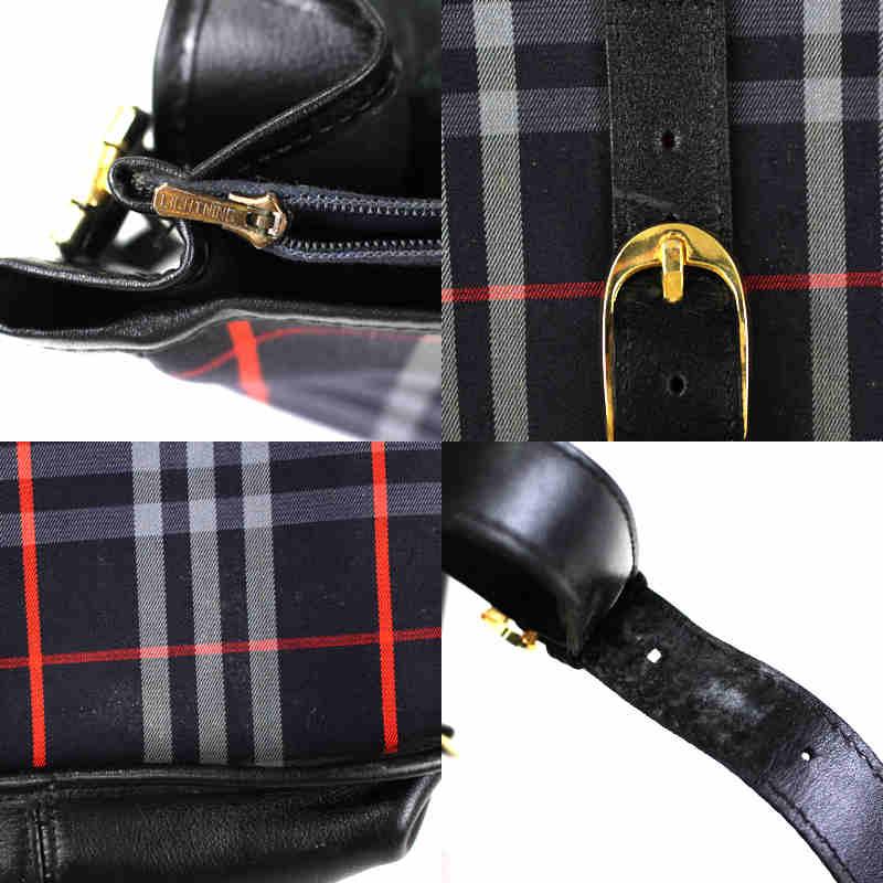BURBERRY バーバリー ショルダーバック レザー ノバチェック BURBERRY（バーバリー） ショルダーバッグ レザー ノバチェック 調節可