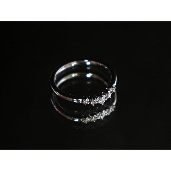 4℃ ヨンドシー ダイヤモンドリング 8号 約2.0g K18WG 18金 4℃ ヨンドシー ダイヤモンドリング 8号 約2.0g K18WG 18金