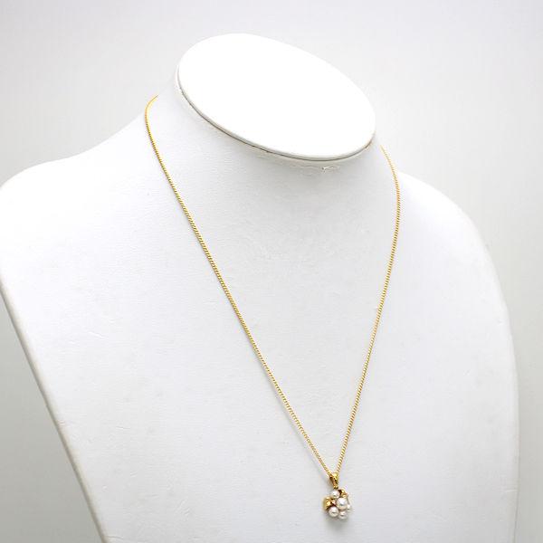 TASAKI（タサキ） 田崎真珠 ペンダントトップ K18YG リボン 18金