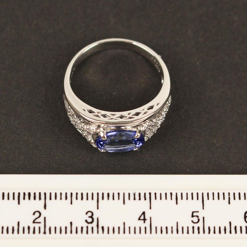 Pt900 タンザナイト リング 16号 1.934ct プラチナ 大粒 指輪 