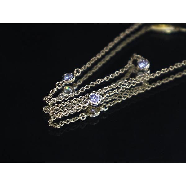 ティファニーバイザヤードダイヤブレスレット約18cm