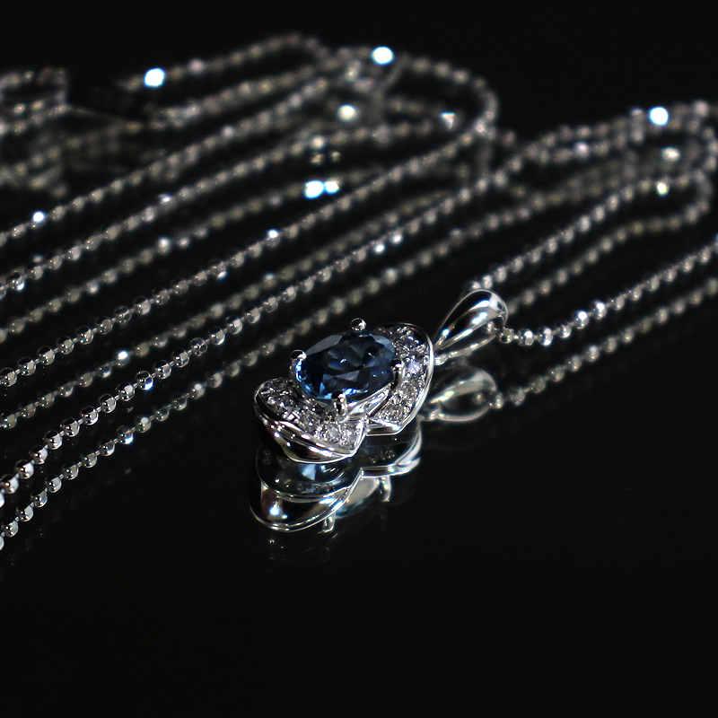 Pt850/Pt900 アクアマリンネックレス 約42cm 0.72ct ダイヤモンド 0.11 