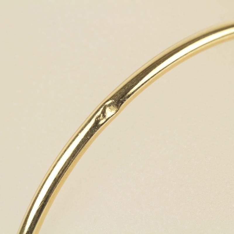K18YG ダイヤモンドブレスレット 約17.3cm 0.09ct 約2.3g 18金 