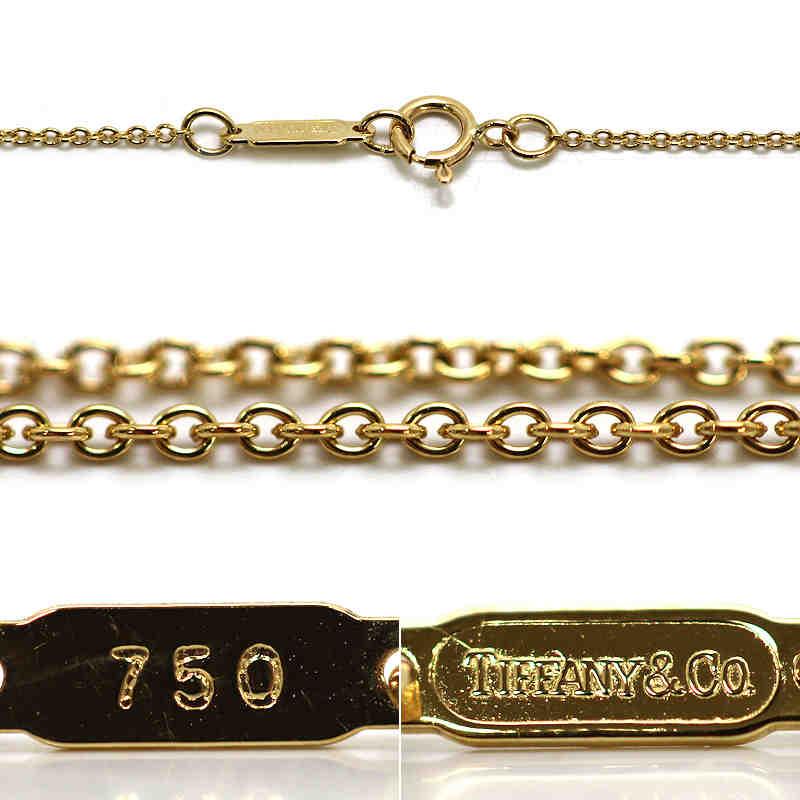 TIFFANY&Co.（ティファニー） ダイヤ付きリーフネックレス 約41cm K18