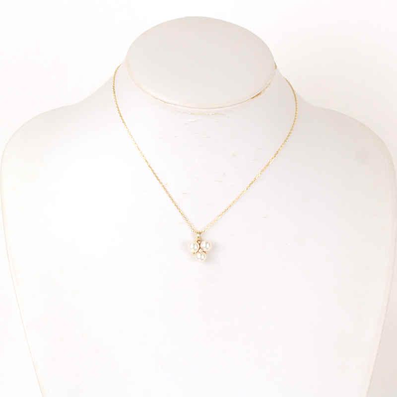 MIKIMOTO（ミキモト） パール ネックレス K18 18金 イエローゴールド