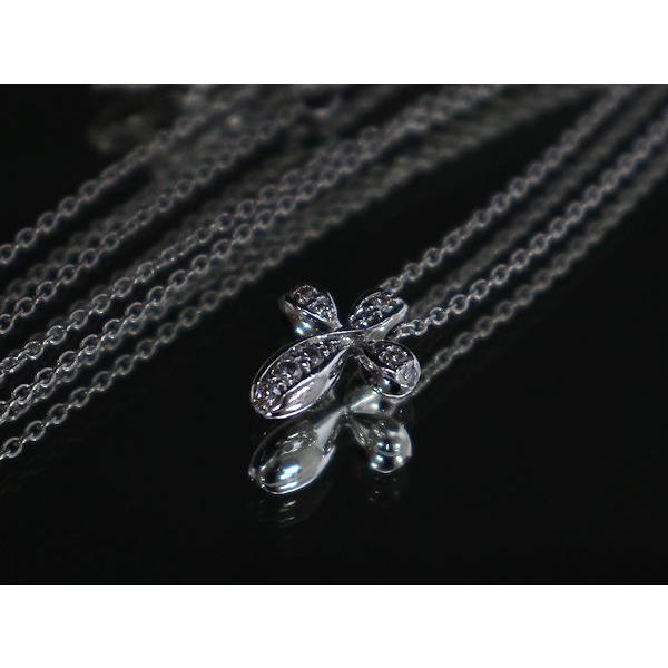 Ponte Vecchio ポンテヴェキオ クロス ネックレス 約40cm ダイヤモンド