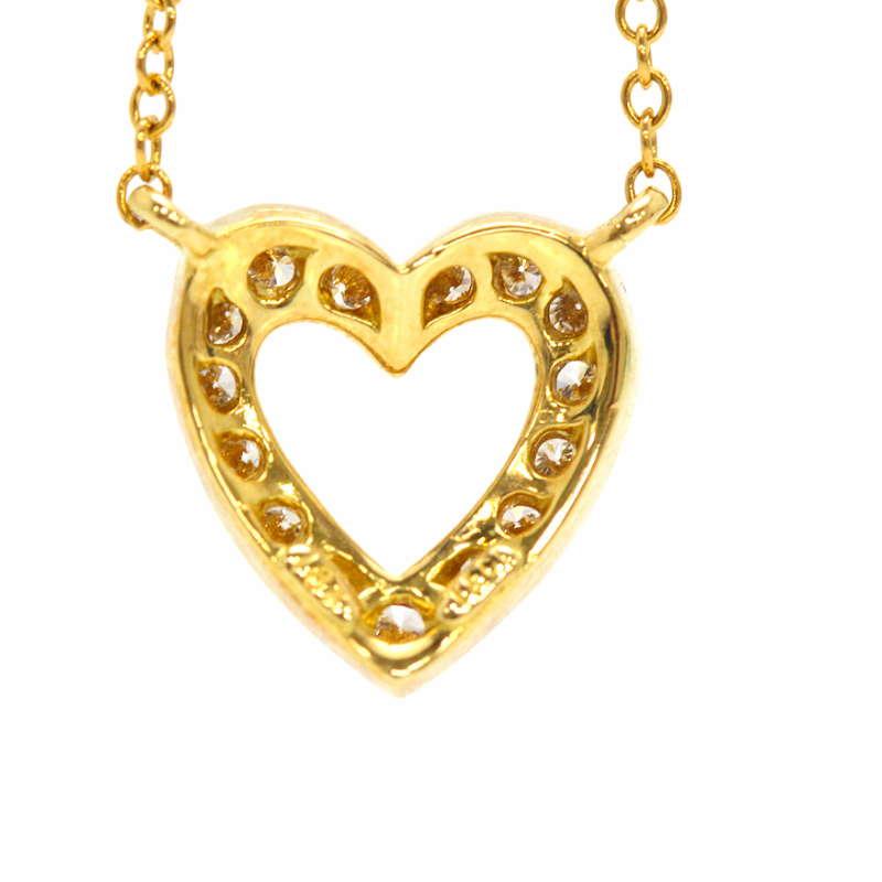 TIFFANY&Co.（ティファニー） メトロハート K18 ネックレス 18金