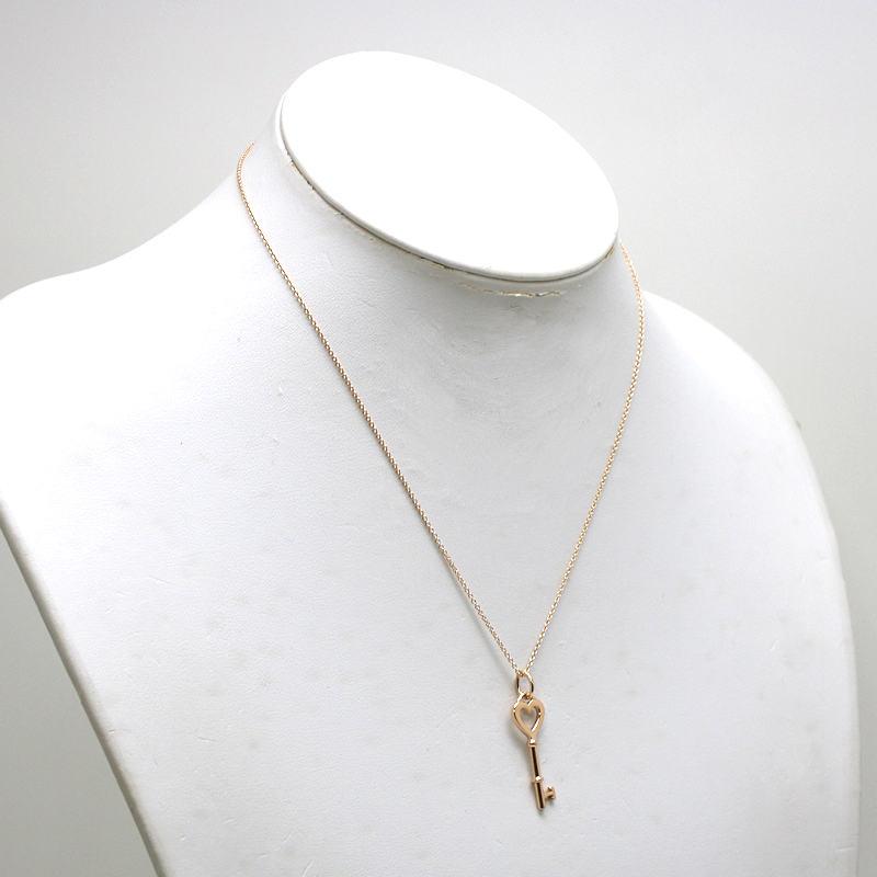 TIFFANY&Co.（ティファニー） ハートキー ネックレス 約40cm 約3.5g