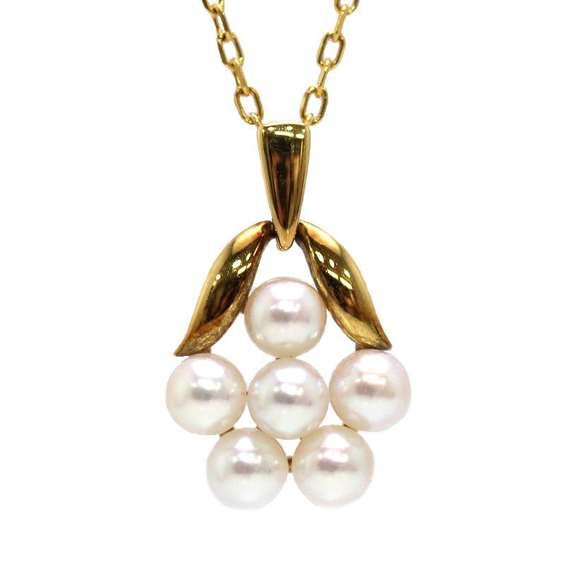 MIKIMOTO（ミキモト） パールネックレス 約40cm K18 18金 イエロー