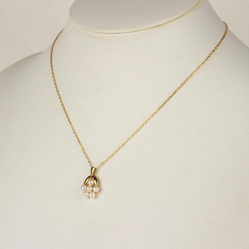 MIKIMOTO（ミキモト） パールネックレス 約40cm K18 18金 イエロー