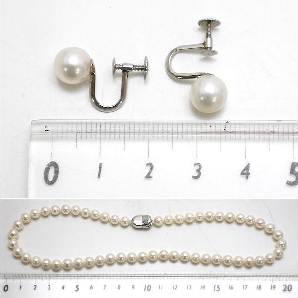 田中貴金属ジュエリー 田中貴金属 あこや パールチョーカー&イヤリング