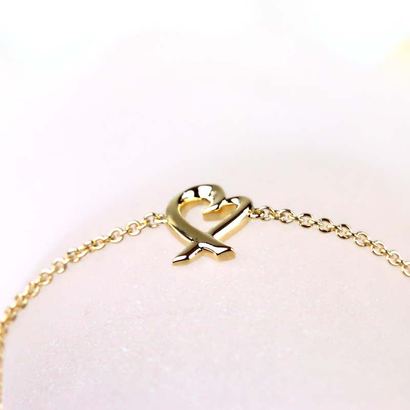 TIFFANY&Co.（ティファニー） ブレスレット ラビングハート K18YG 18金