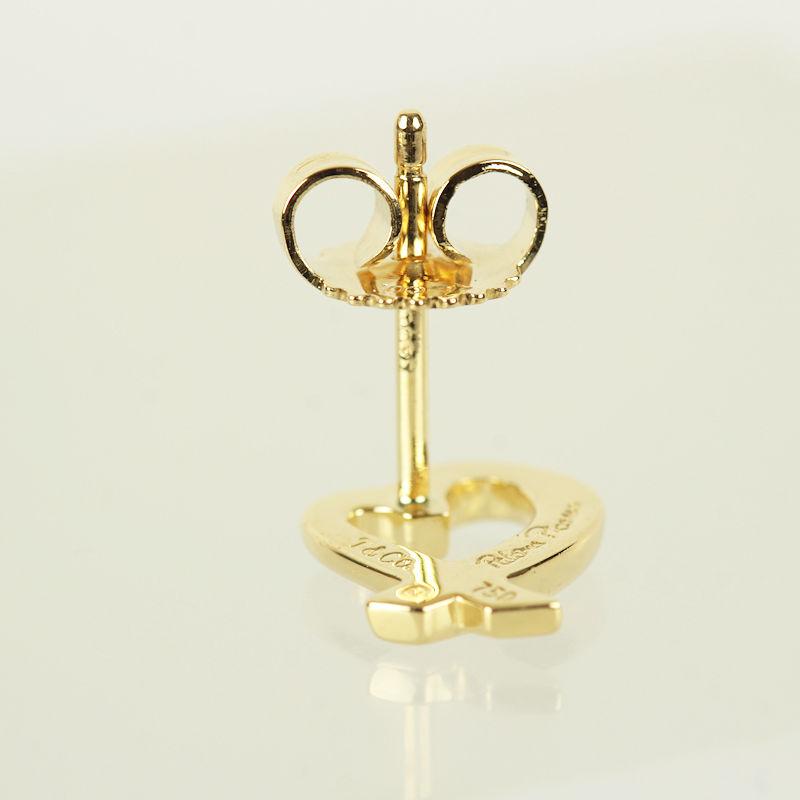 TIFFANY&Co.（ティファニー） ラビングハート ピアス K18 18金イエロー