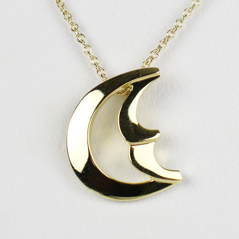 TIFFANY&Co.（ティファニー） クレセントムーン ペンダント K18YG