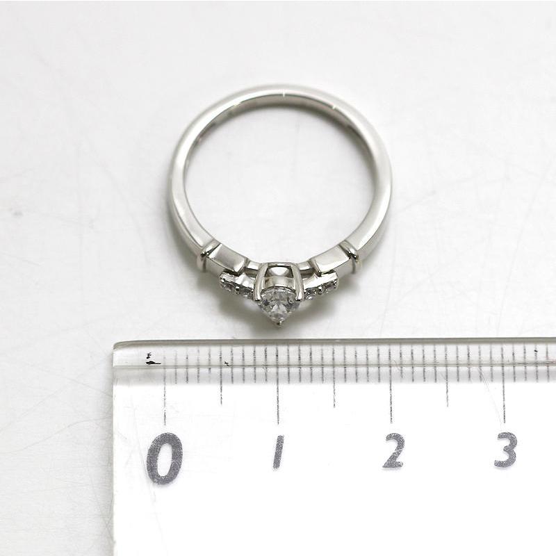 GIA鑑定書付き】Pt950 ダイヤモンドリング 13号 0.30ct Dカラー VVS2