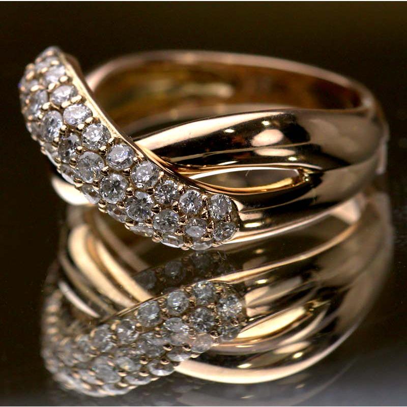 K18 ルビーリング#13 4.6g ルビー0.36ct ダイヤ0.29ct
