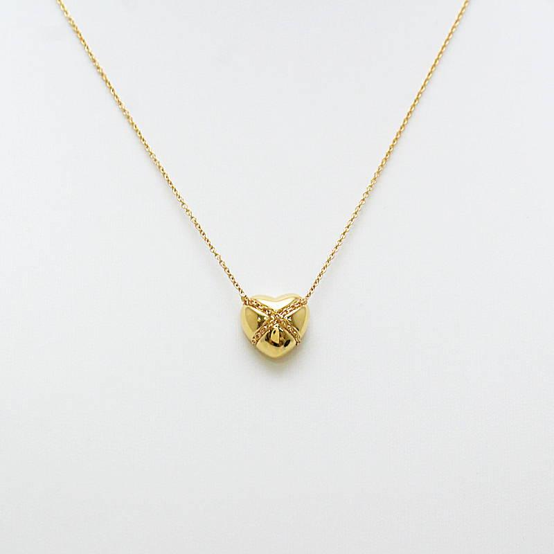 TIFFANY&Co.（ティファニー） チェーンクロスハート ネックレス 約43cm