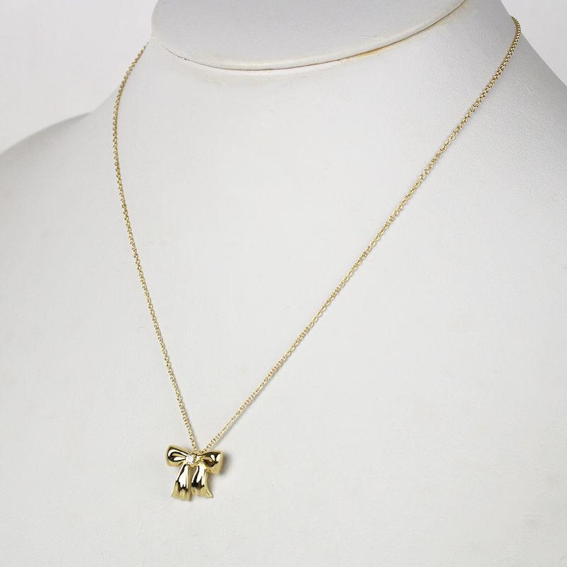 Tiffany&Co. ハートキーネックレス ブルーボウボックス付き 【公式通販】