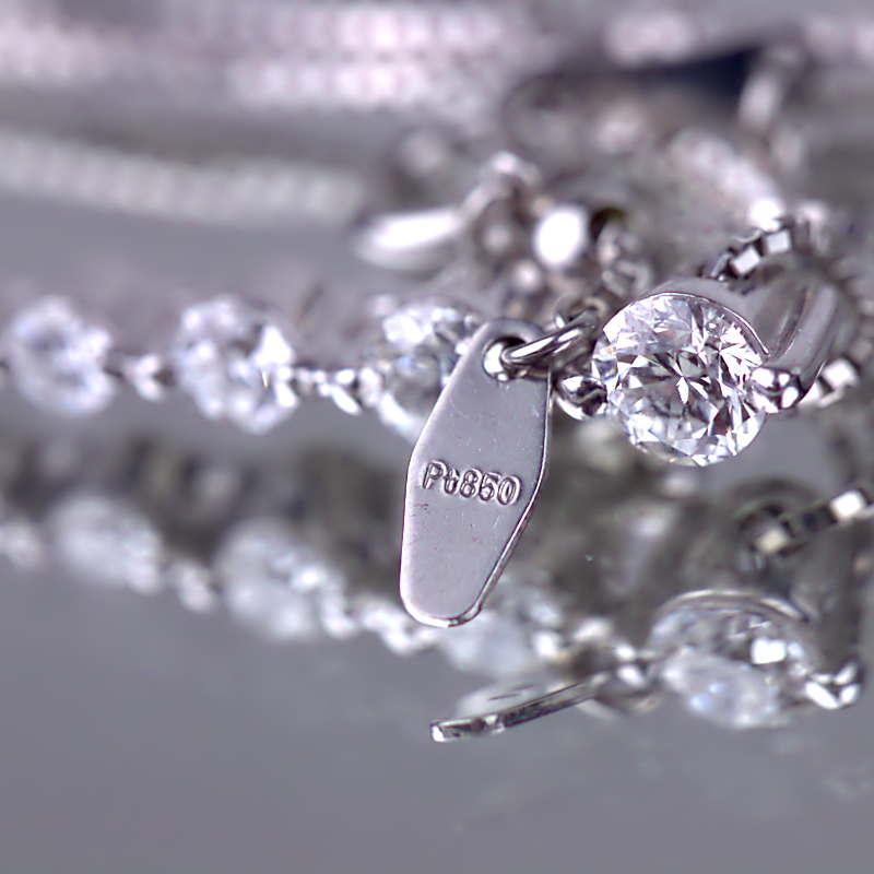 ダイヤモンド　ネックレス　Pt850/900　プラチナ　0.55ct　22991 【Ｋ】