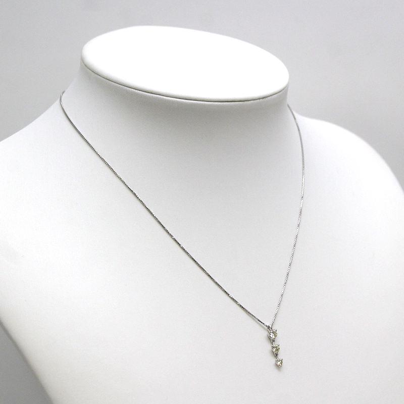 TASAKI（タサキ） ダイヤモンド トリロジー ネックレス 0.46ct Pt850 