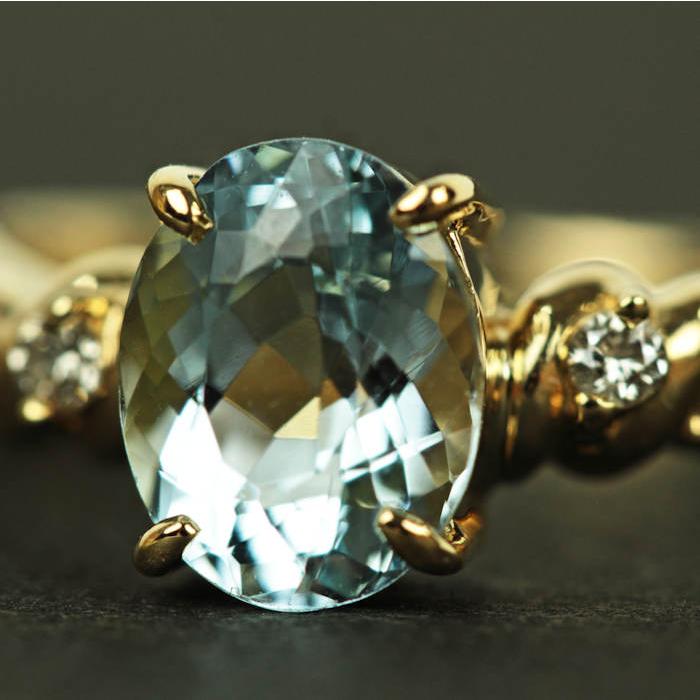K18ダイヤリング0.18ct/#11/リング/Aランク/78【中古】