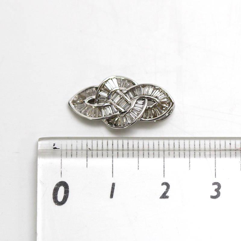K18WG ダイヤモンドペンダントヘッド 0.58ct 18金 ホワイトゴールド 約