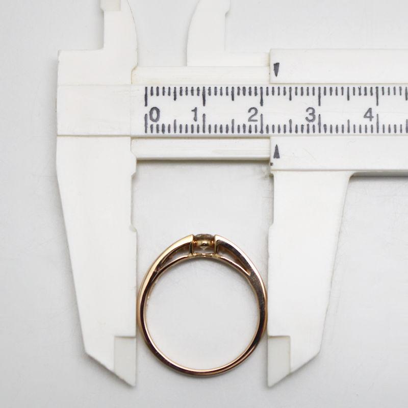 ダイヤモンド 0.30ct/0.50ct K18PG 18金 ピンクゴールド リング 指輪 