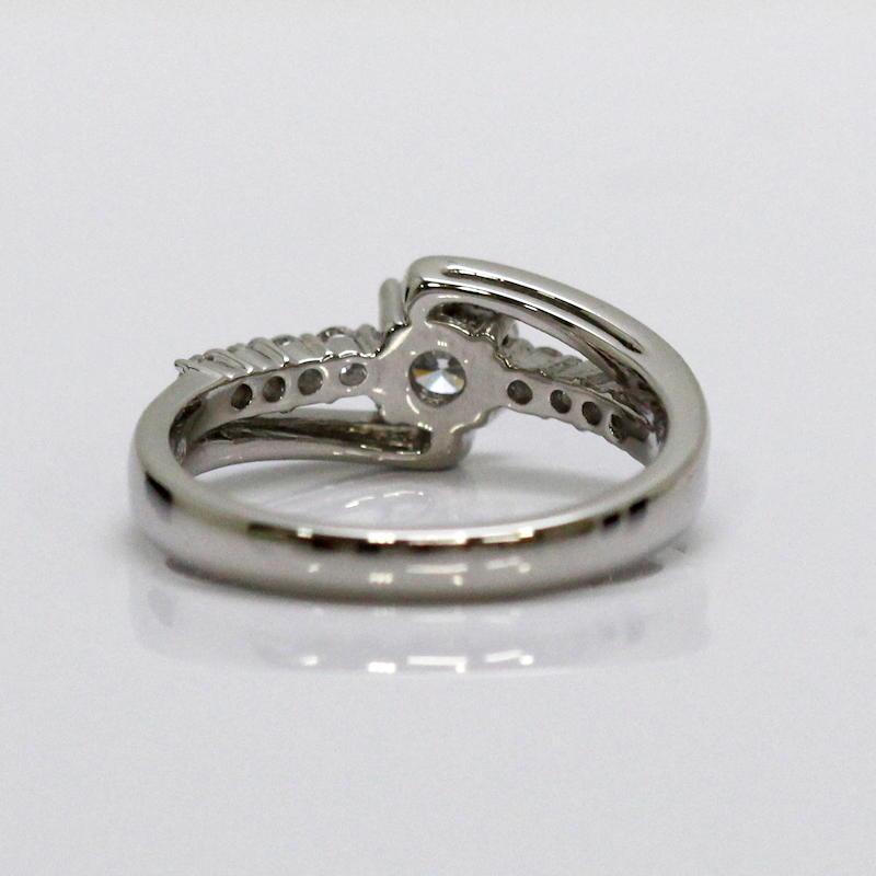 Pt900 ダイヤモンド リング 13号 0.481ct Eカラー 0.25ct プラチナ 