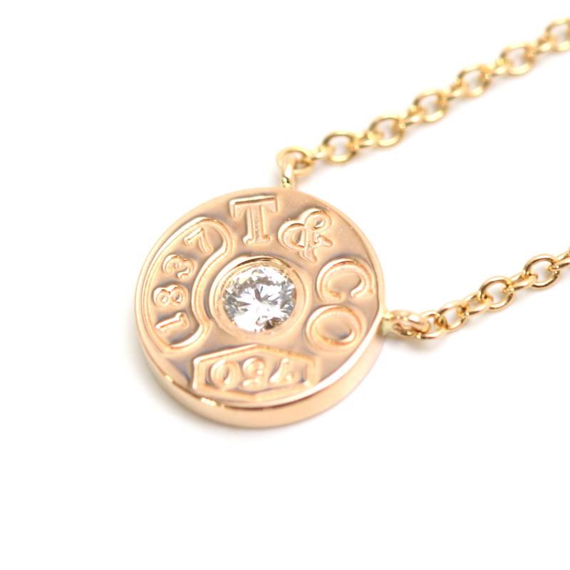 Tiffany 1837 Tiffany&Co. ティファニー ダイヤ付き サークル
