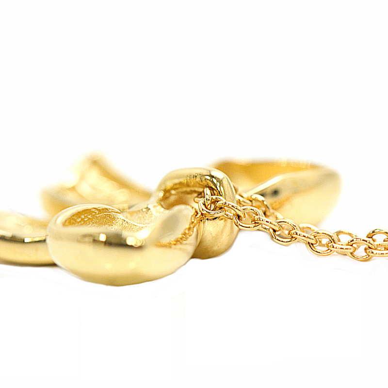 TIFFANY&Co.（ティファニー） ブルーボックスボウネックレス K18 18金