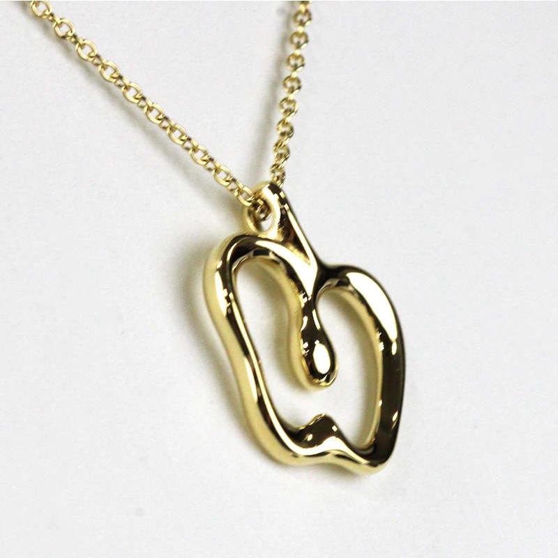 Elsa Peretti Tiffany&Co. ティファニー アップル ネックレス K18YG 18